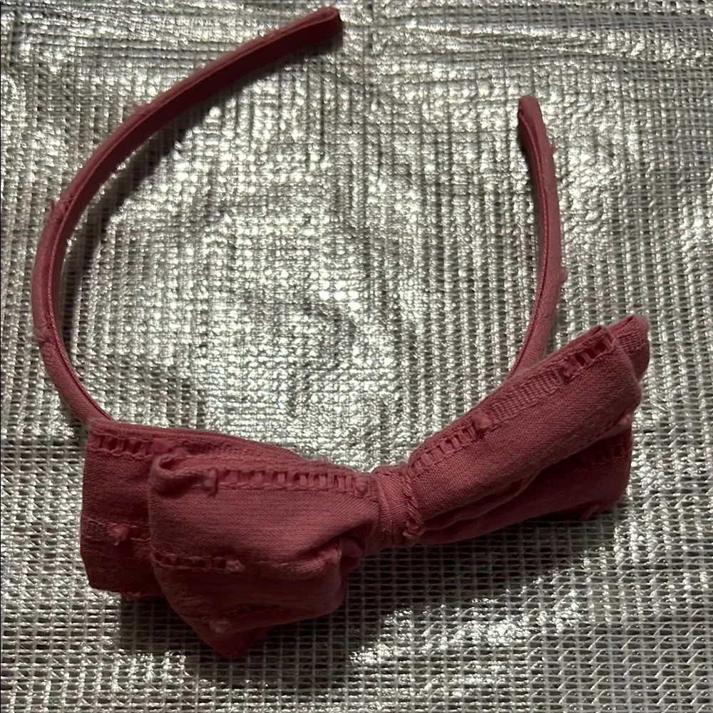 Janie and Jack Pink Bow Headband